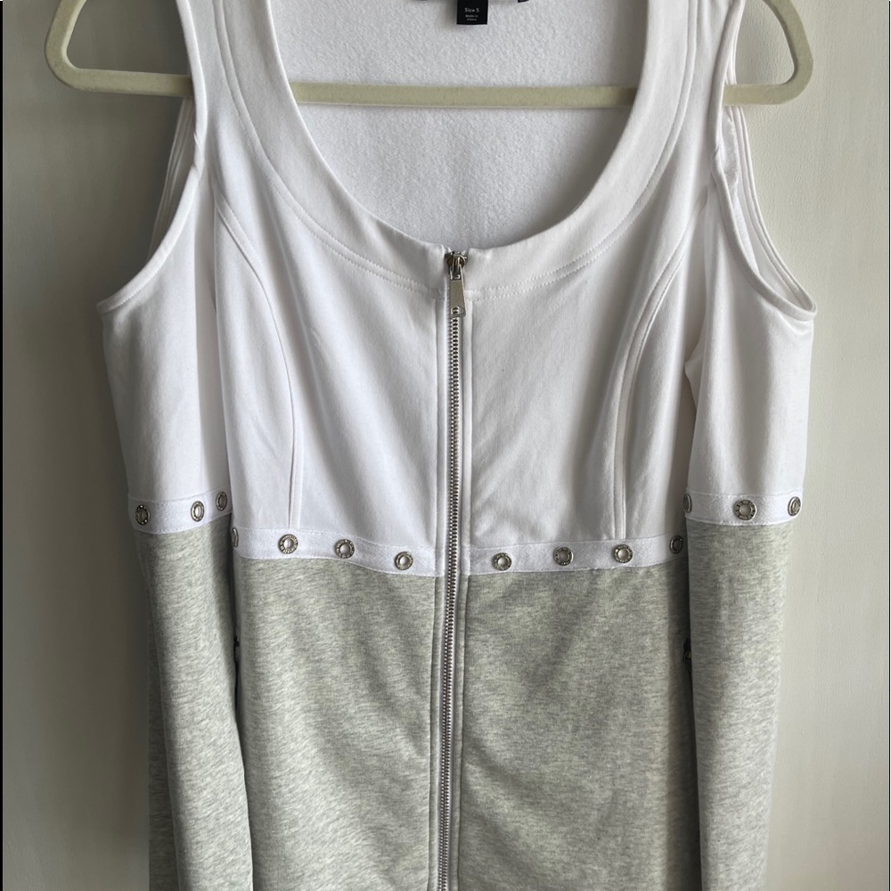 New, never worn, size Small grey and white casual wear  2 piece